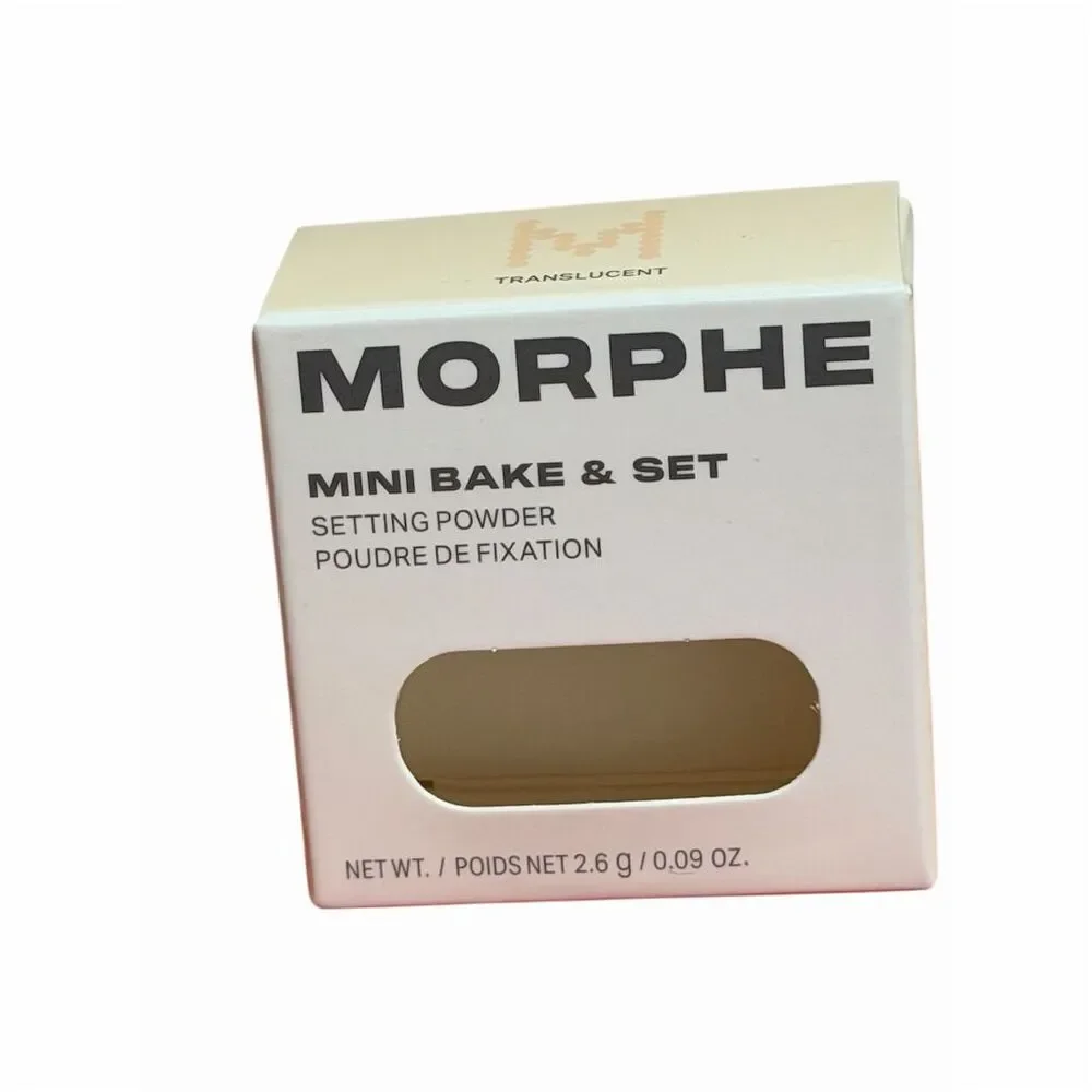 Morphe Mini Bake & Set Translucent Loose Finishing Powder 2.6g Travel Size